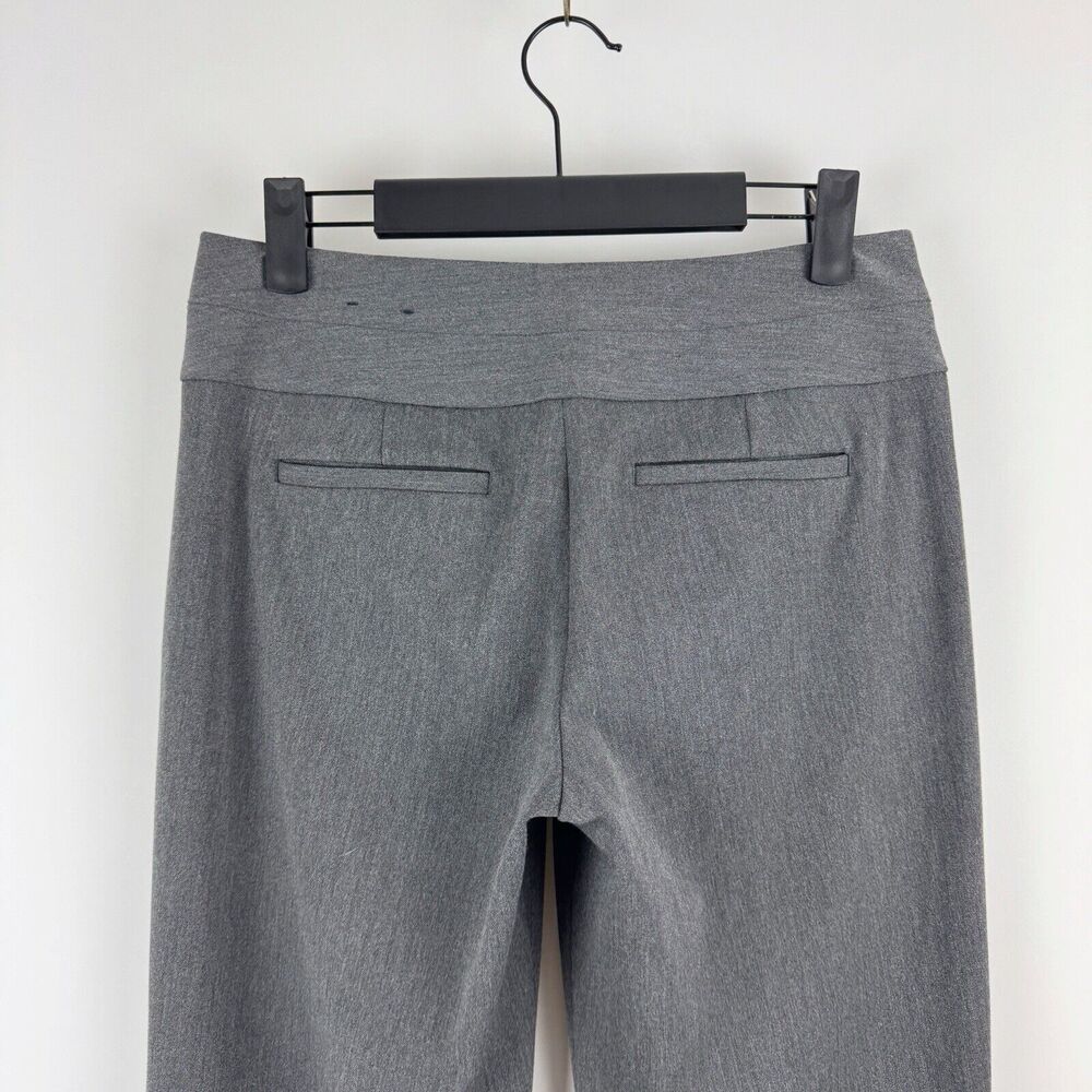 Express Editor Women's Gray Low Rise Flare Leg Dr… - image 6